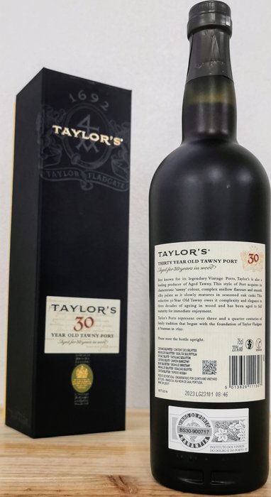 Taylor's 30  10 Years Old Tawny Port -  Douro  - 2 Flasker (0,75 L)