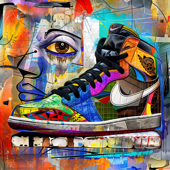 Thirteen - Nike Jordan by Picasso