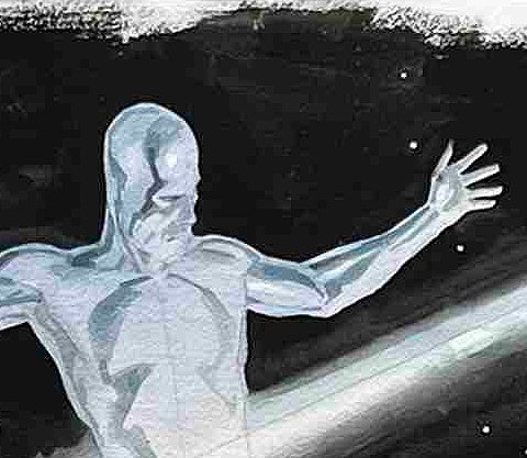 Esad T. Ribic - Silver Surfer: Cosmic Voyage - Original Painting - Hand Signed