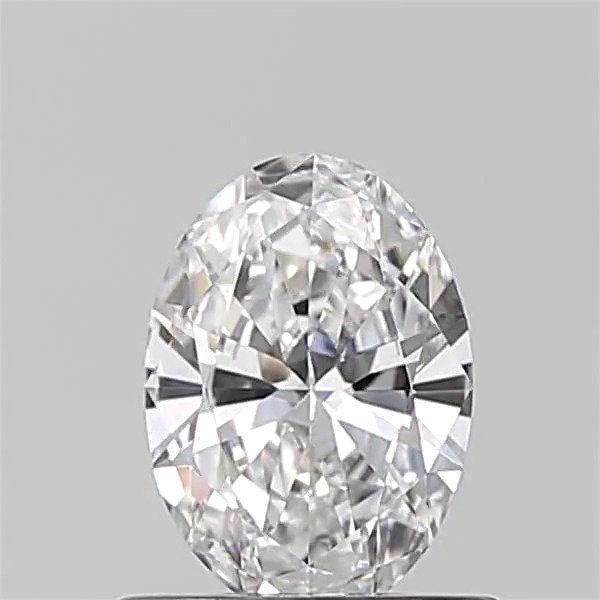 Ingen mindstepris - 1 pcs Diamant  (Natur)  - 0.61 ct - Oval - E - VVS1 - Gemological Institute of America (GIA) - *EX VG*