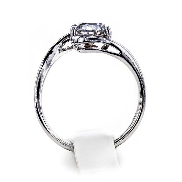 Ingen mindstepris - Forlovelsesring - 14 karat Hvidguld -  1.07ct. tw. Diamant (Natur)