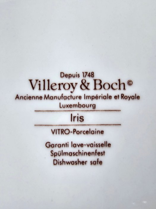 Villeroy  Boch - Tjener (10) - iris - Porcelæn - Ny madtallerken