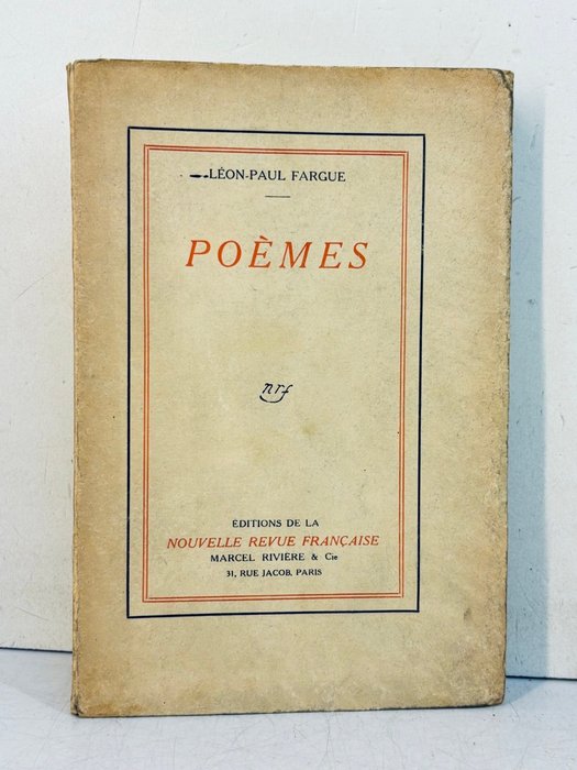 Signé; Léon-Paul Fargue - Poèmes - 1912