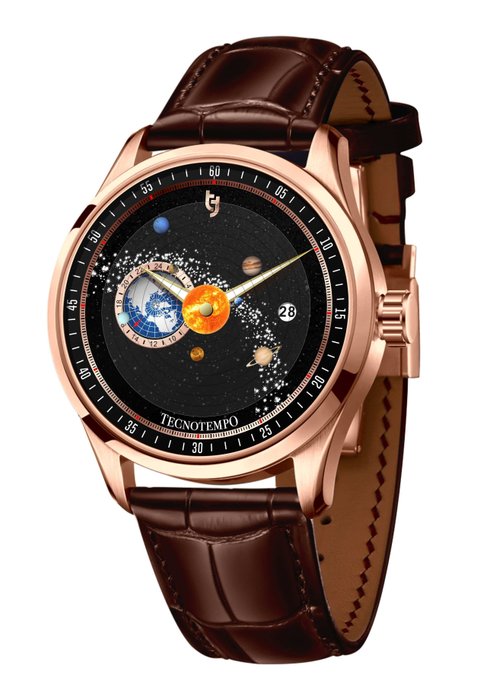 Tecnotempo - "Dynamic Solar System" - Designed by Tecnotempo - - TT.50.SPLB (gold tone) - Mænd - 2011-nu