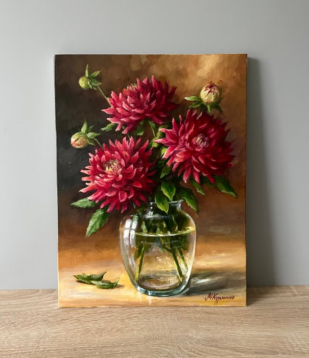 Merie Khys (XX-XXI) - Bouquet of dahlias