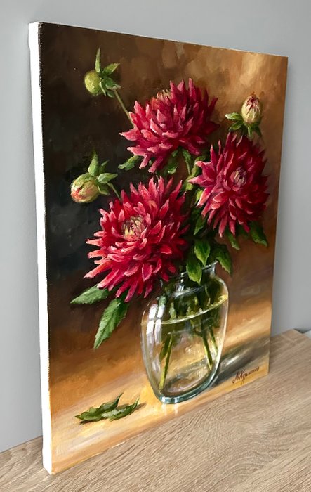 Merie Khys (XX-XXI) - Bouquet of dahlias