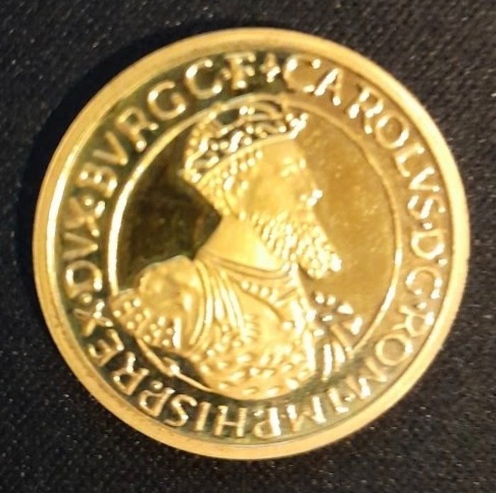 Belgien 50 Ecu 1988 Carolus V Proof