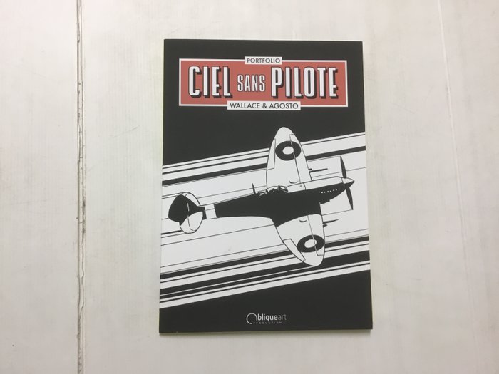 Ciel sans pilote - 1 Skrå kunstportefølje + farvetegning - 2021