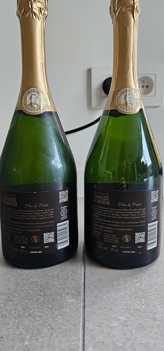 Charles Heidsieck - Champagne Blanc de Blancs - 2 Flaske (0,75L)