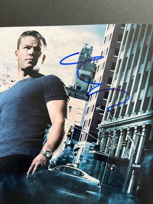 The Bourne Ultimatum - Matt Damon - Signed in Person - with PSA/DNA Certificate - Autograph, photo - No Reserve!