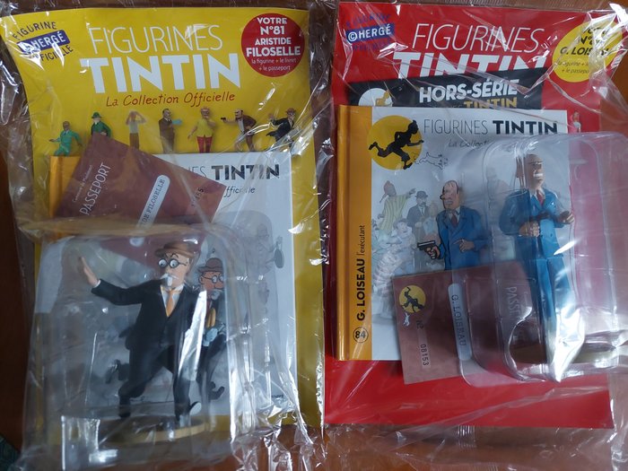 Tintin - La collection Officielle - 2 figurines