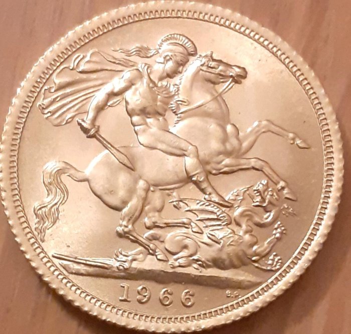 Storbritannien Elizabeth II Sovereign 1966