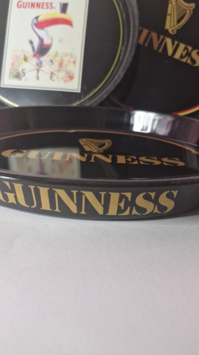 3x Guinness trays from Ireland - Reklameplakat (3) - Metal