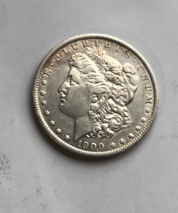 Förenta staterna Morgan Dollar 1900-O/CC ("O" mintmark struck over "CC")