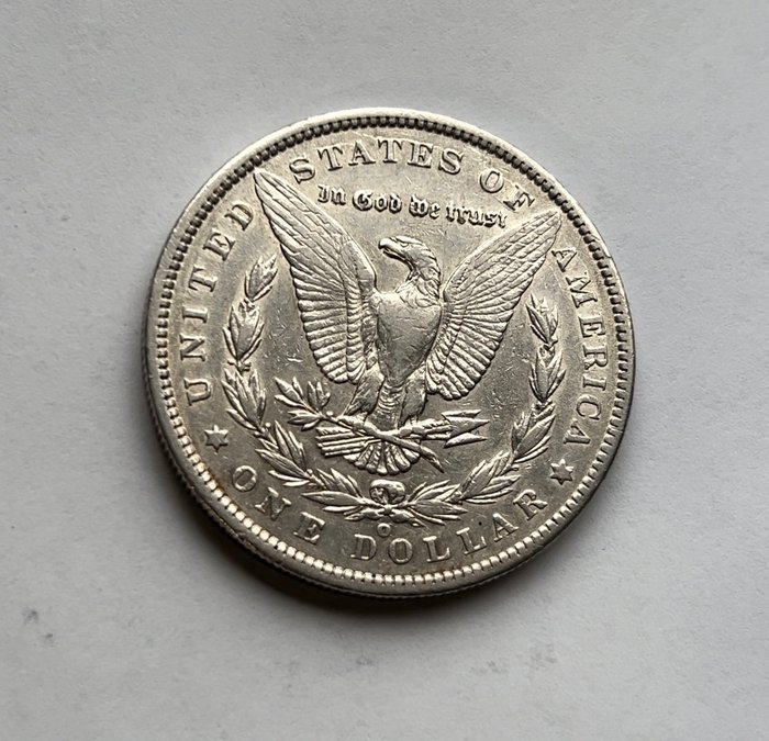 Förenta staterna Morgan Dollar 1900-O/CC ("O" mintmark struck over "CC")