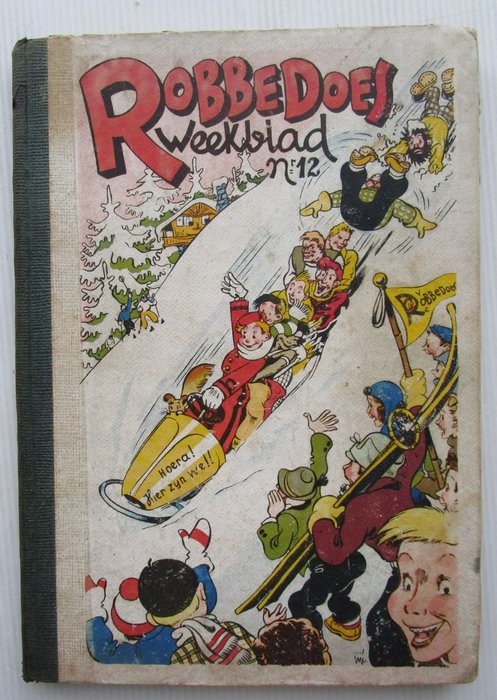 Robbedoes (magazine) - Robbedoes album 12 - 1 Album - Første udgave - 1943