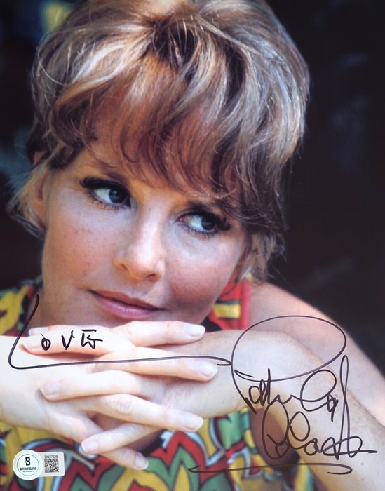 Petula Clark - Autograf, foto med Beckett COA