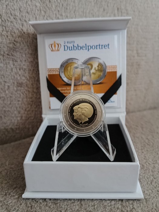 Holland. 2 Euro 2013 "Dubbelportret" Proof  (Ingen mindstepris)