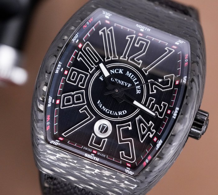 Franck Muller - Vanguard - V 45 SC DT Carbon NR - Mænd - 2011-nu