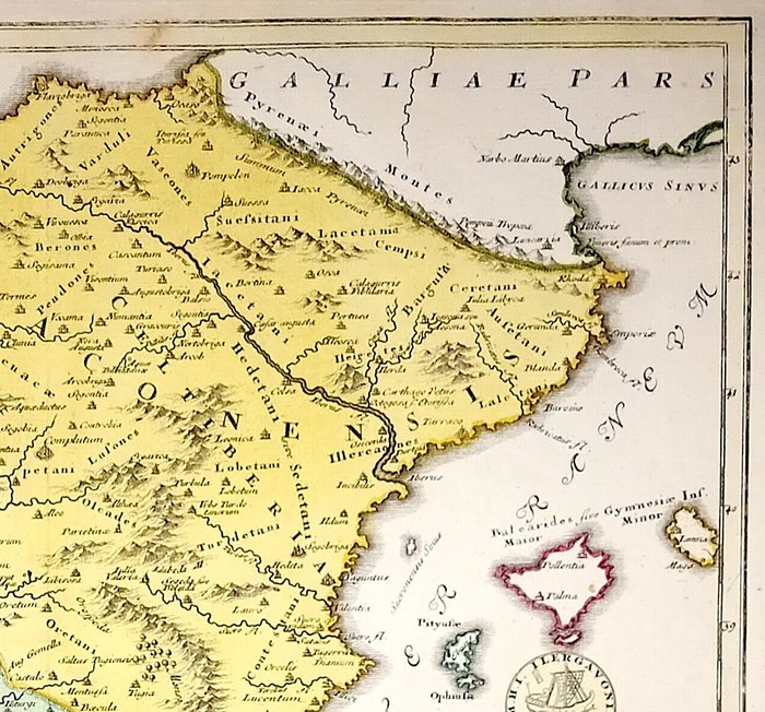 Europa - Spanien / Portugal; C. Weigel - Hispania Vetus - 1720