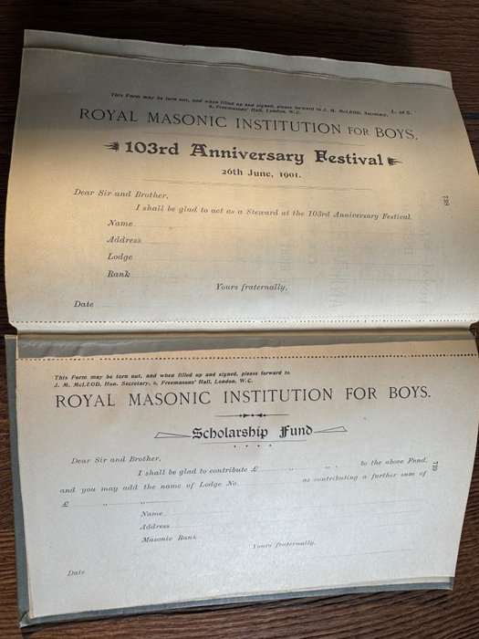 Anonymous - Royal Masonic Institution For Boys - 1901