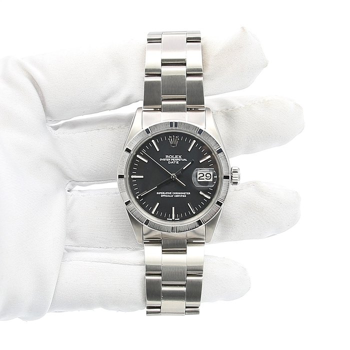 Rolex - Oyster Perpetual Date - Ingen mindstepris - 1501 - Unisex - 1970-1979