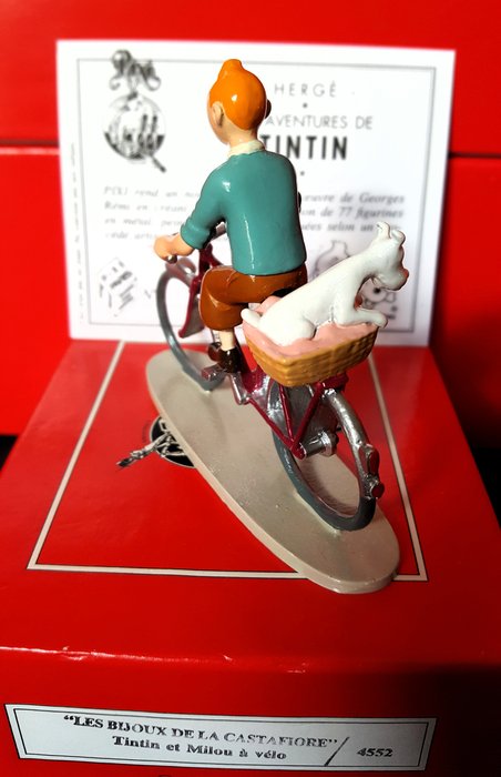 Pixi - Tintin - TIntin et Milou à vélo - Réf. 4552 - Les Bijoux de la Castafiore - 1994