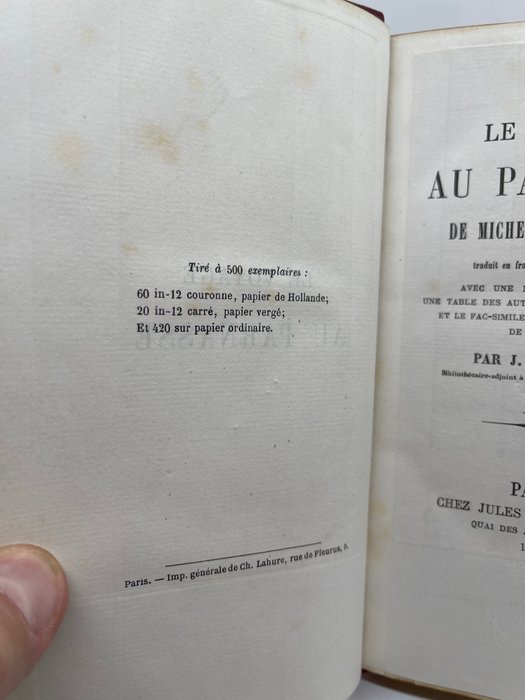 Cervantes - Le Voyage au Parnasse - 1864