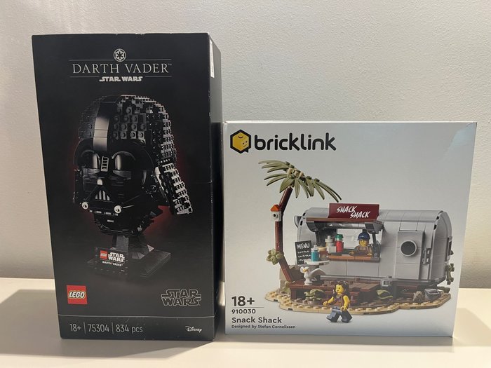 Lego - Lego Bricklink Designer Program Snack Shack and Darth Vader Helmet Misb