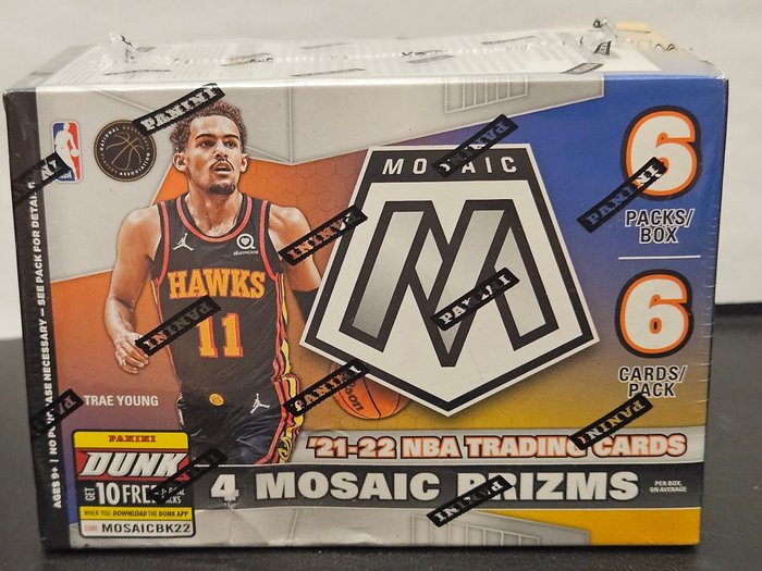 2021/22 Panini Mosaic Prizm Basketball - 1 Sealed box - Næsten så god som ny (NM)