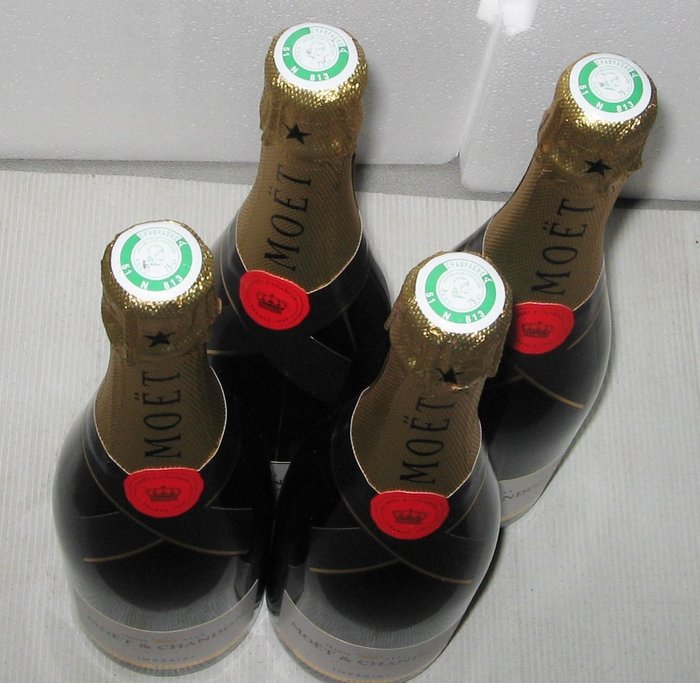 Moët  Chandon, Impérial - Champagne Brut - 4 Flasker (0,75 L)