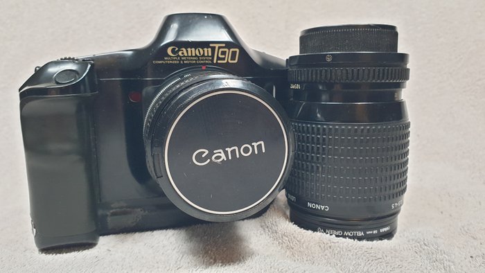 Canon T90 [command back 90] + 50mm + 35-105mm Analogt kamera