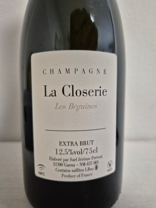 Jérôme Prévost, La Closerie Les Beguines - Champagne - 1 Flaske (0,75L)