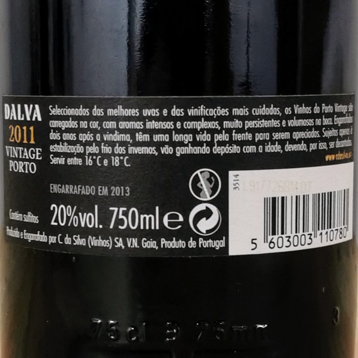 2011 Dalva: Vintage  2x Late Bottled Vintage -  Douro  - 3 Flasker (0,75 L)