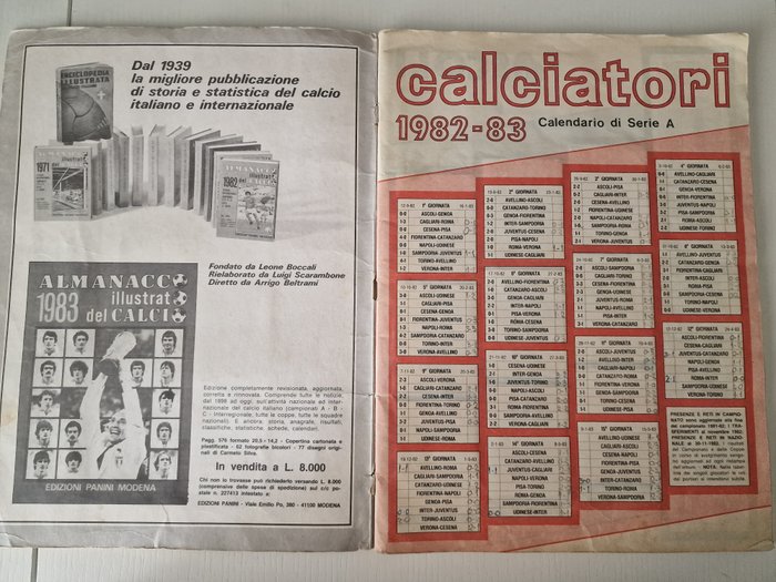 Panini - Calciatori 1982/83 - Complete Album