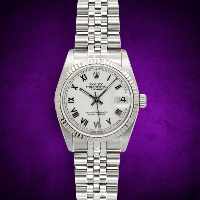 Rolex - Datejust 31 - White Roman Dial - ref. 68274 - Kvinder - 1990-1999