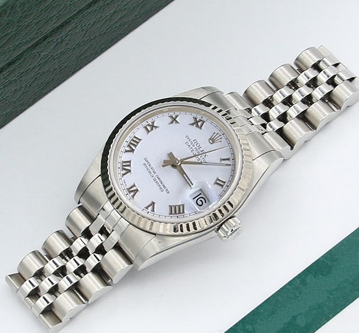 Rolex - Datejust 31 - White Roman Dial - ref. 68274 - Kvinder - 1990-1999