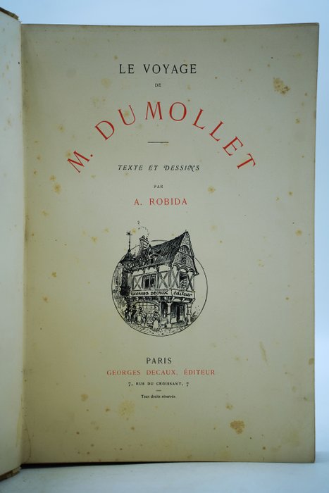 A Robida - Le voyage de M Dumollet - 1883