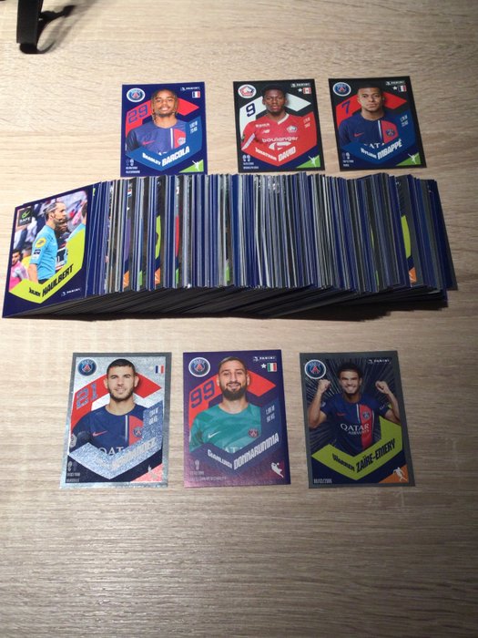 Panini - Foot 2024 Ligue 1 - Including Kylian Mbappé - Complete loose Sticker Set