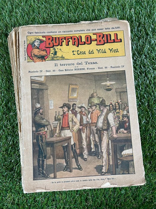 Buffalo Bill 30x fascicoli - L'Eroe del Wild West - 30 Comic - Første udgave - 1922