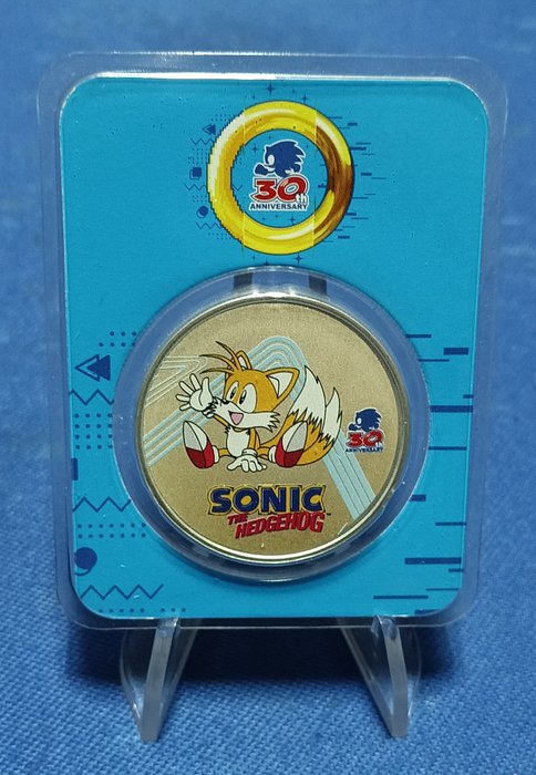 Niue. 2 Dollars 2021 Sonic the Hedgehog, 1 Oz (.999)  (Ingen mindstepris)