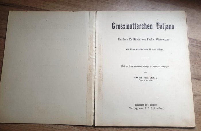 Paul v. Wiskowatow / H. van Niftrik - Grossmütterchen Tatjana - 1910