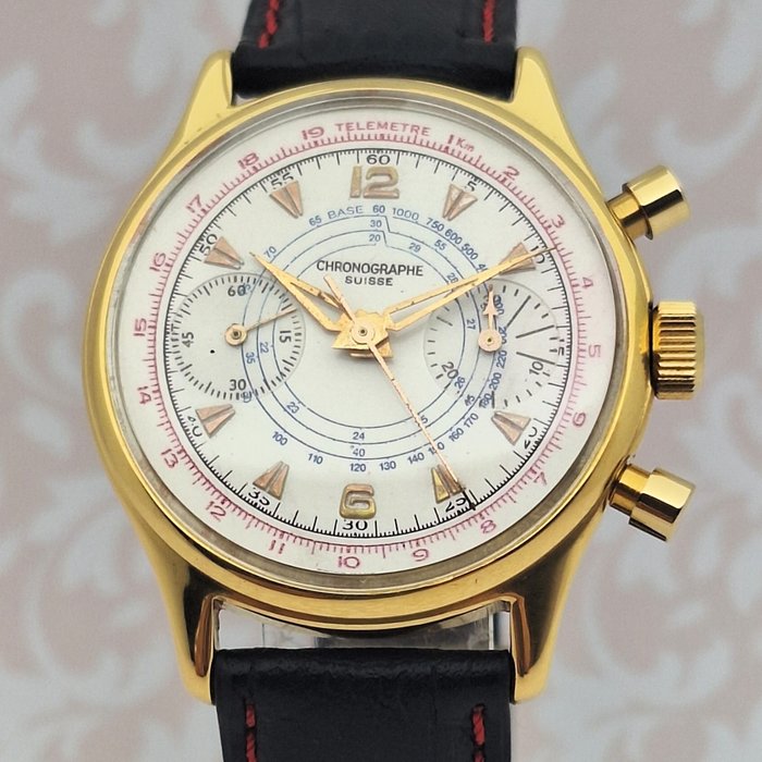 Chronographe Suisse - Cal. Landeron 248 - Ingen mindstepris - Mænd - 1950-1959