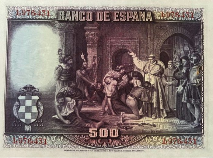 Spanien. - 5 banknotes - various dates  (Ingen mindstepris)