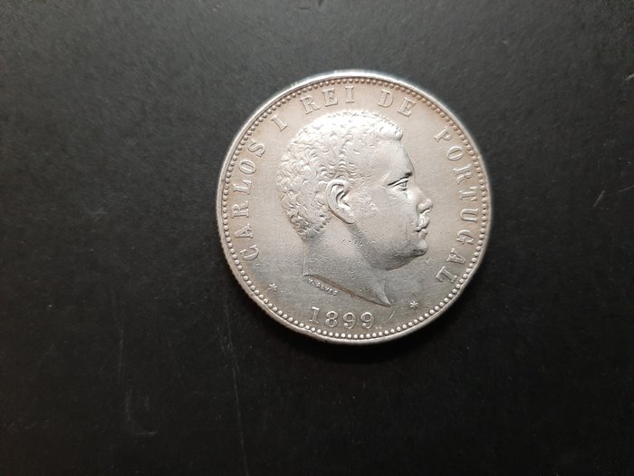 Portugal. Carlos I. 1000 Reis 1899