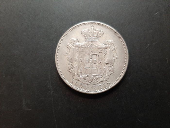 Portugal. Carlos I. 1000 Reis 1899