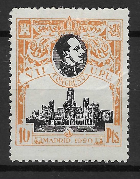 Spanien 1920 - VII Kongressen i U.P.U. - Edifil 309t **