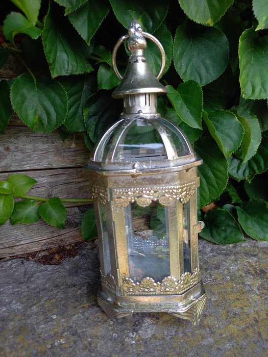 "2 Candle Lanterns" - Lanterne (2) - Glas, Metal