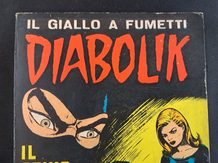 Diabolik Seconda Serie n. 8, 9 - Il Genio della Rapina; L'Artiglio del Demonio - 2 Comic - Første udgave - 1965