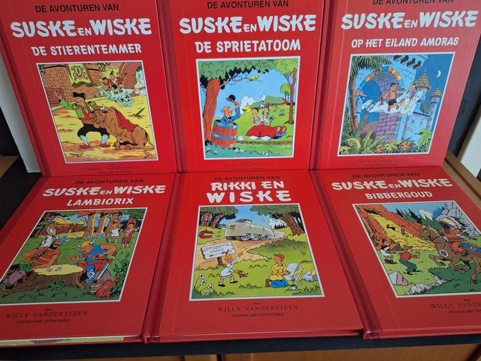 Suske en Wiske - Vierkleuren reeks luxe - 6 Album - Begrænset udgave - 1995/2001